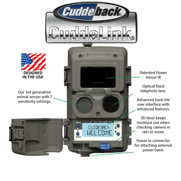 Antenne 4G Pour Caméra De Chasse Cuddeback / Spypoint - Bingfu - Noire