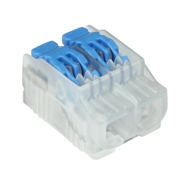 Photo of 10-Count In-Sure 24-12 AWG 2-Port Electrical Lever Wire Connector
