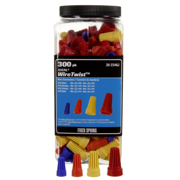 Photo of 300-Count WireTwist Assorted Electrical Wire Connectors