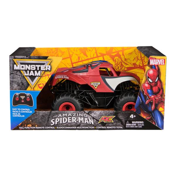 Monster Jam 1:24 Spiderman RC - 6073723 | Blain's Farm & Fleet