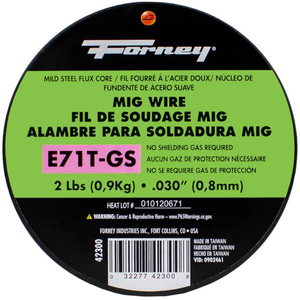Photo of E71T-GS Self, Steel Flux-Core Welding Wire, .030 inch x 2 Pounds