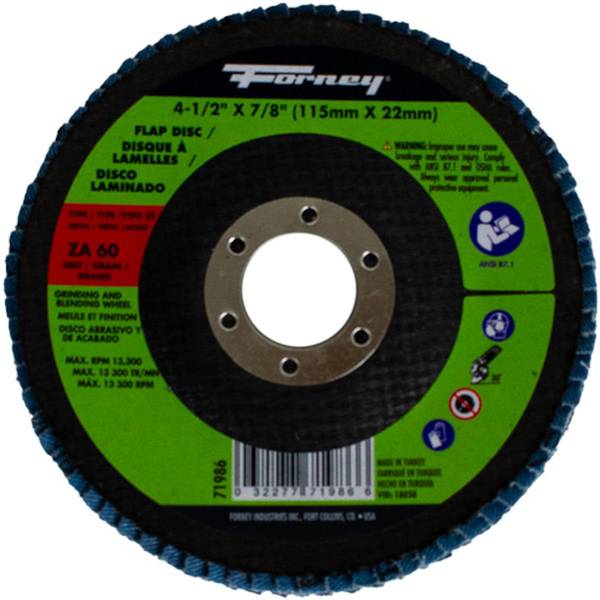 Photo of Flap Disc, Type 29 4-1/2 Inch x 7/8 Inch ZA60