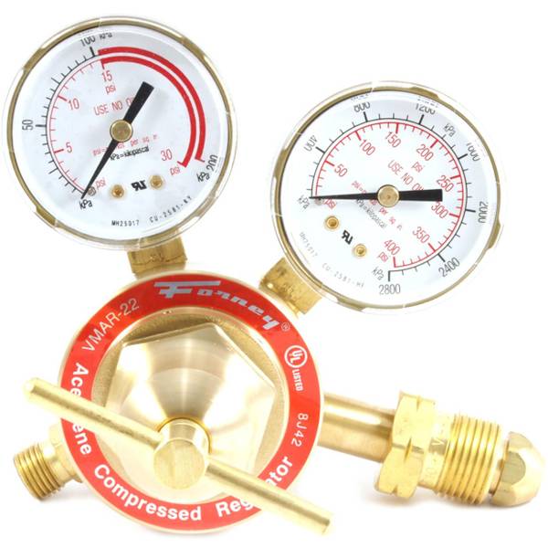 Photo of 250 Series Acetylene Regulator, 2 inch Side Mount