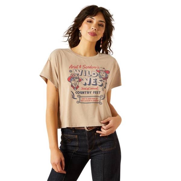 Photo of Women's Sendero x Ariat Wild West Country Fest Short Sleeve Tee