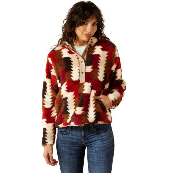 Photo of Women's Berber Snap Front Sweatshirt