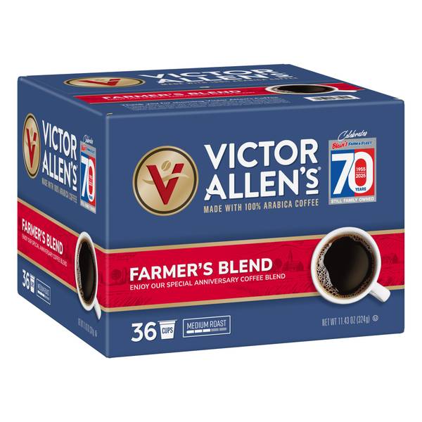 Victor Allen's Coffee Blain's Farmer's Blend Coffee, Single Serve Coffee  Pods, 36-Count - FG018698 | Blain's Farm & Fleet