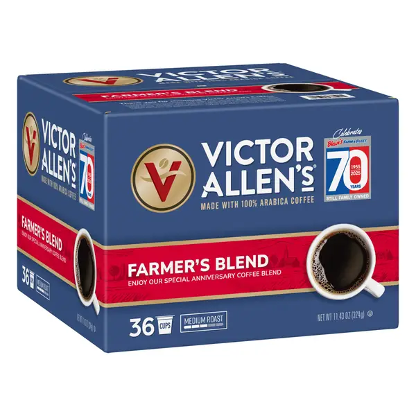 Victor Allen's Coffee Blain's Farmer's Blend Coffee, Single Serve