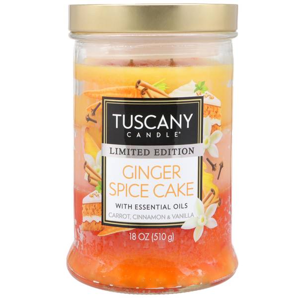 Photo of 18 oz Ginger Spice Cake Triple Pour Candle