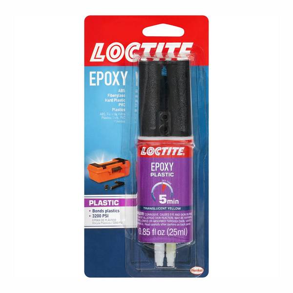 Photo of Loctite Epoxy Plastic Bonder Syringe