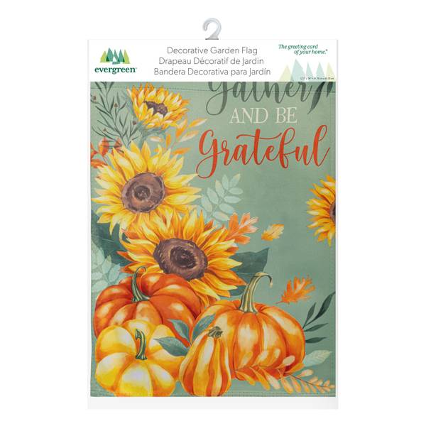 Photo of Grateful Gatherings Suede Garden Flag