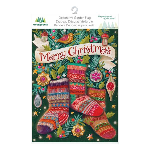 Photo of Sock Ornaments Suede Garden Flag