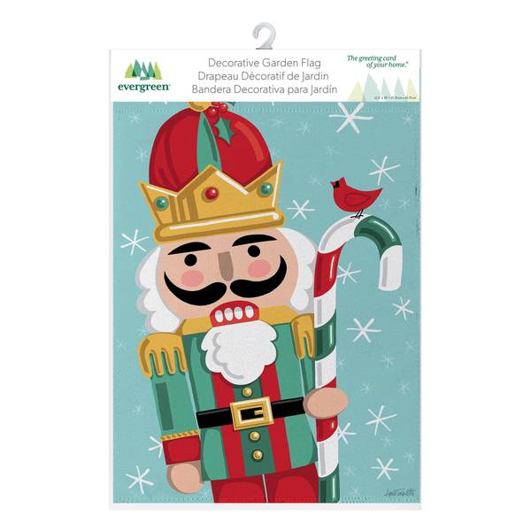 Photo of Christmas Icons Reversible Suede Garden Flag