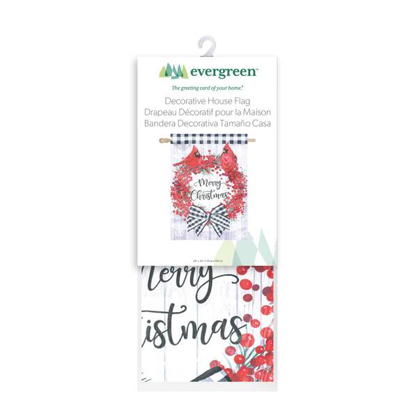 Photo of Country Berry Wreath Moire House Flag