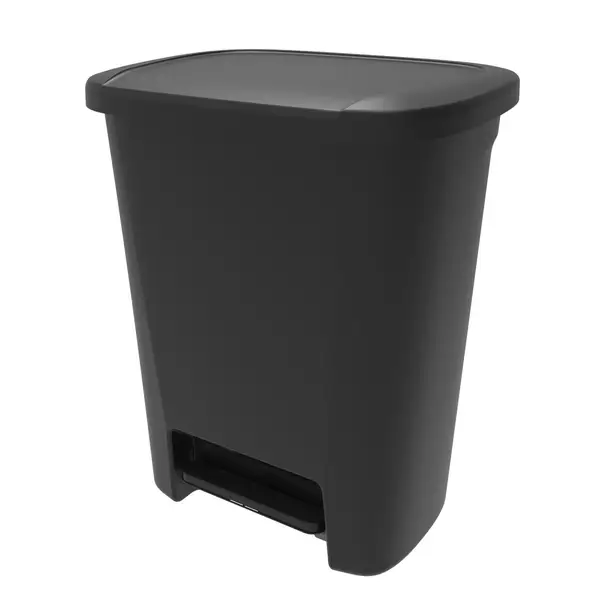 Hefty Hefty XL StepOn Trash Can, 20.1 Gallon, Black - HFT-2281075