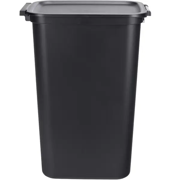 Hefty 12.2 Gallon Lockable Hinged Lid Wastebasket - HFT-2293075-4