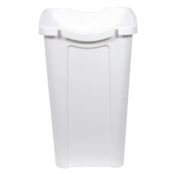 Hefty Recycle-A-Bag Wastebasket, 3.5 Gallon, White - HFT-2158000-6