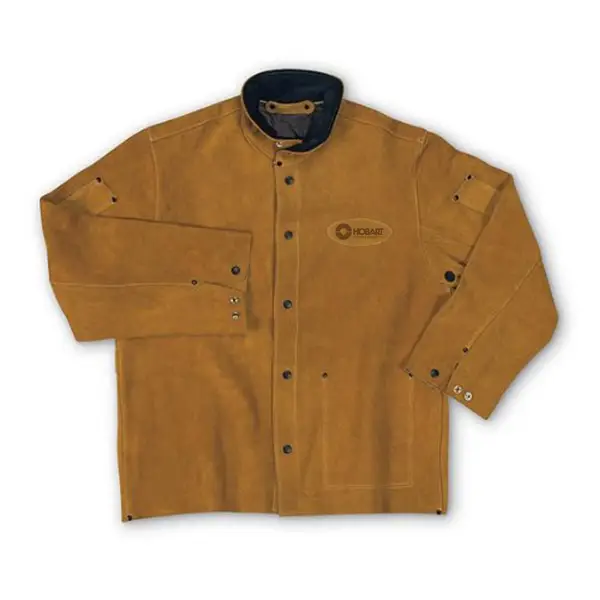 Hobart XXL FR Heavy Duty Leather Welding Jacket - 770573 | Blain's