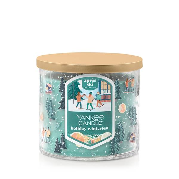 Photo of 14.5oz 3-Wick Holiday Winterfest Candle