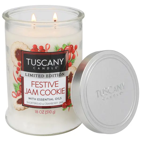 Tuscany Candle 18oz Festive Jam Cookie - 75962 | Blain's Farm & Fleet