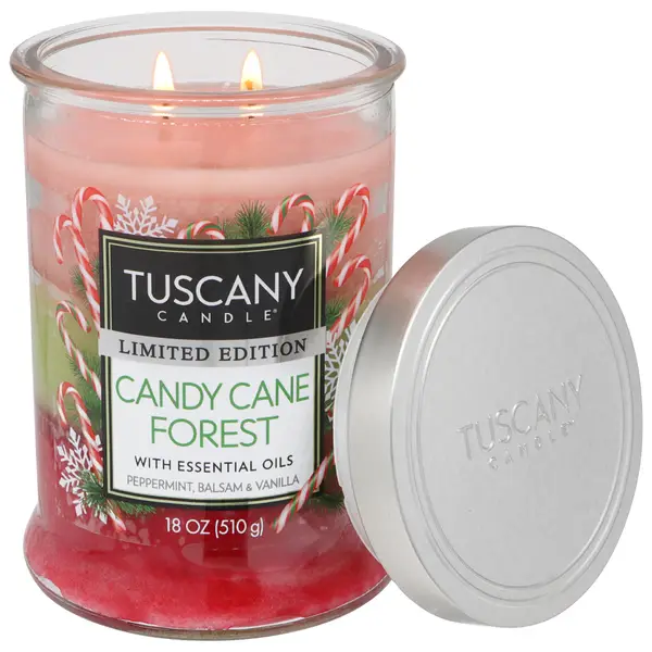 Tuscany Candle 18oz Candy Cane Forest triple pour - 75971