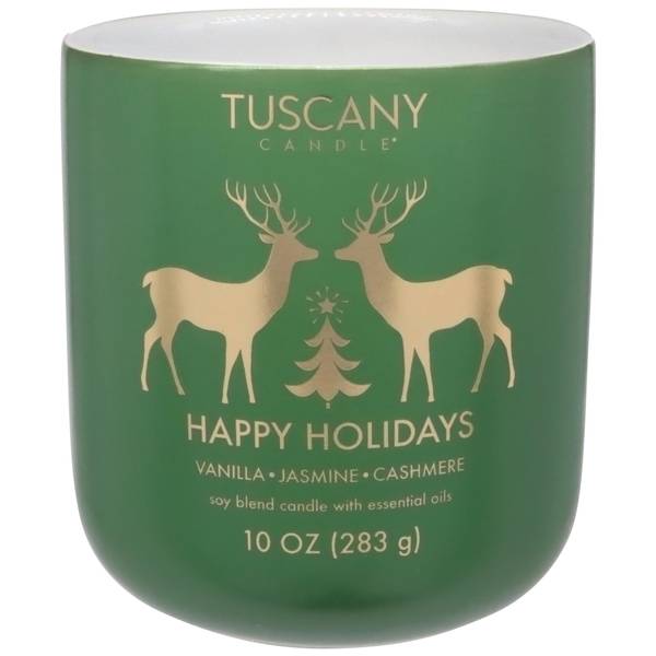 Photo of 10oz Happy Holidays Soy Blend Candle