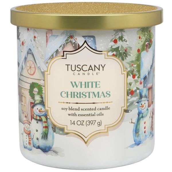 Photo of 14oz White Christmas Soy Blend Jar Candle