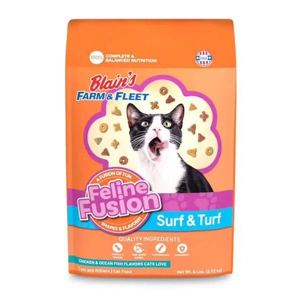 Blain's Farm & Fleet Feline Fusion Surf & Turf Chicken and Fish