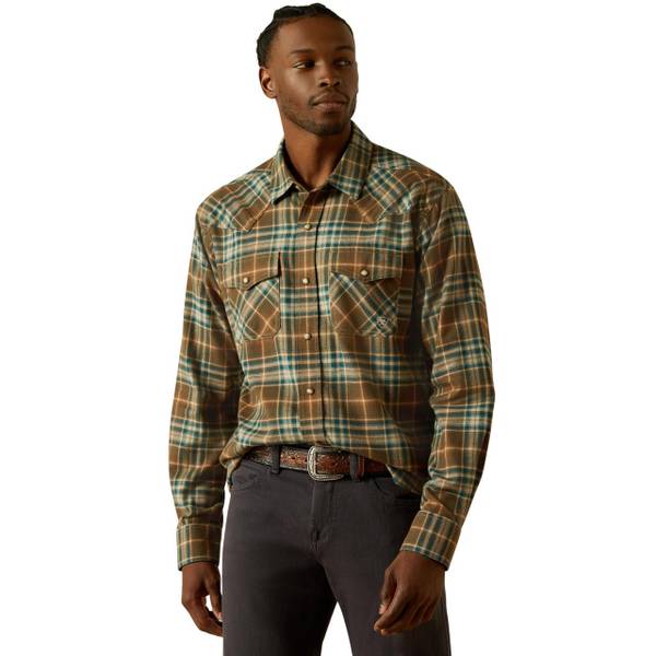 Photo of Men's Retro Henry Long Sleeve Shirt