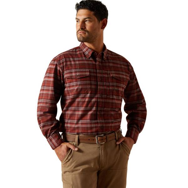 Photo of Men's Rebar Flannel Durastretch Long Sleeve Work Shirt