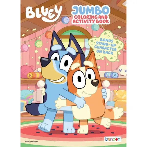 Bluey Jumbo Coloring and Activity Book - 63350 | Blain's Farm & Fleet