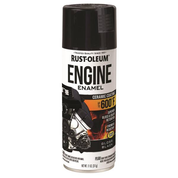 Photo of 11 oz Automotive High Heat Gloss Black Engine Enamel Spray Paint