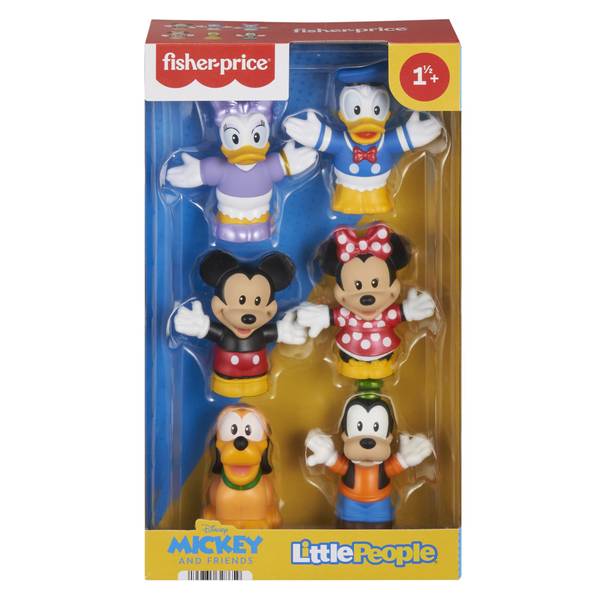 Fisher Price Little People Disney Mickey and Friends 6-Piece Figure Set