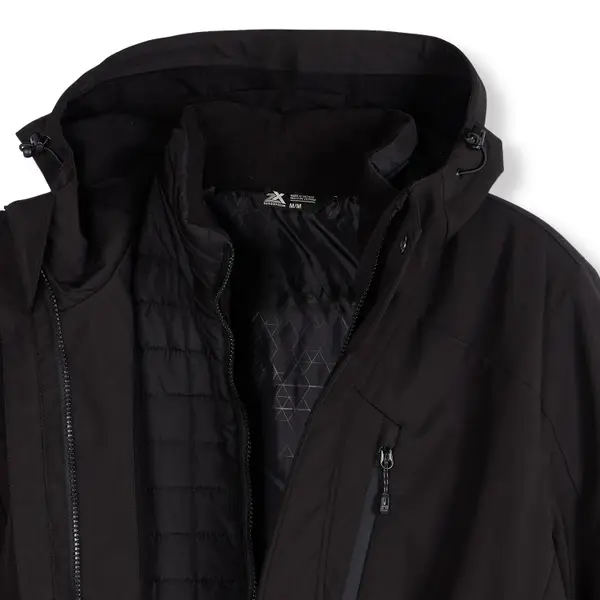 ZeroXposur Men's Remi 3-in-1 Stretch System Jacket - F84190 BLK-S