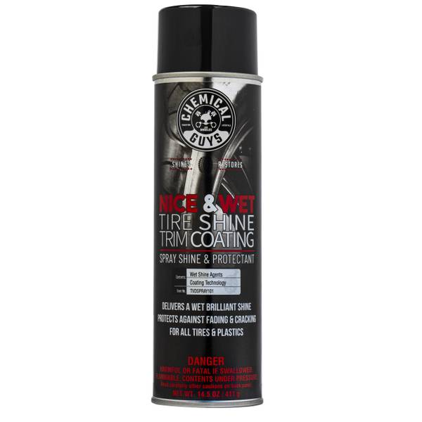 Photo of Nice and Wet Tire Shine Protective Coating for Rubber and Plastic