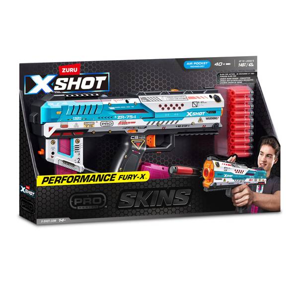 X-Shot KINS Pro Series Fury-Xwith 40 Darts, Air Pocket Technology