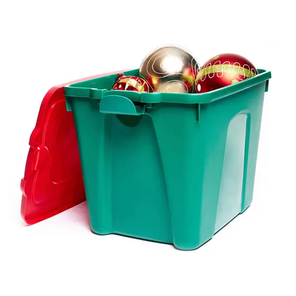 Homz 22 Gallon Latching Holiday Storage Tote - 8520MX.08 | Blain's