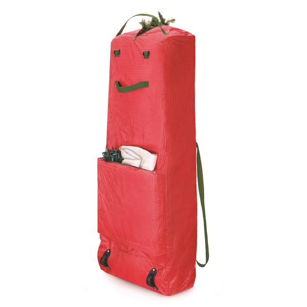 Photo of Holiday Upright Rolling Tree Bag