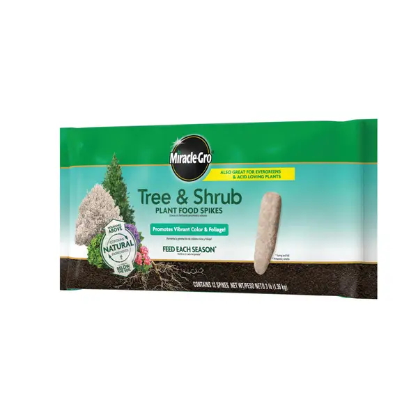 Miracle-Gro Tree and Shrub Plant Food Spikes, 12-Pack - 4851012