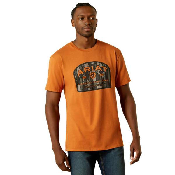 Photo of Men's Underlands Camo Badge Short Sleeve Graphic Tee
