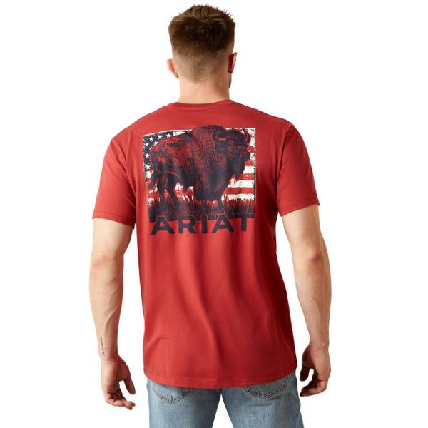 Photo of Men's Buffalo Flag Short Sleeve Graphic Tee