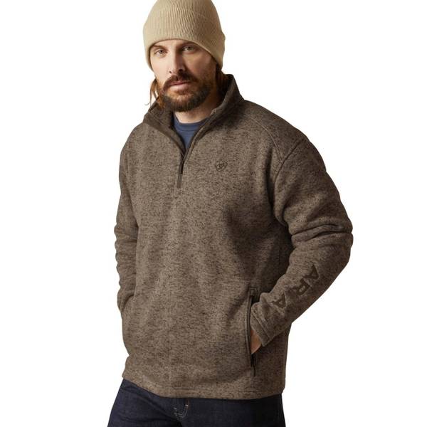 Photo of Men's Caldwell Logo 1/4 Zip Sweater