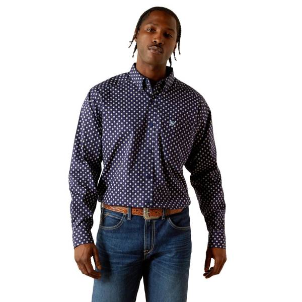 Photo of Men's Stone Classic Fit Long Sleeve Western Shirt