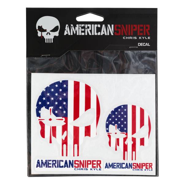 Photo of 2 PK American Flag Decal OS