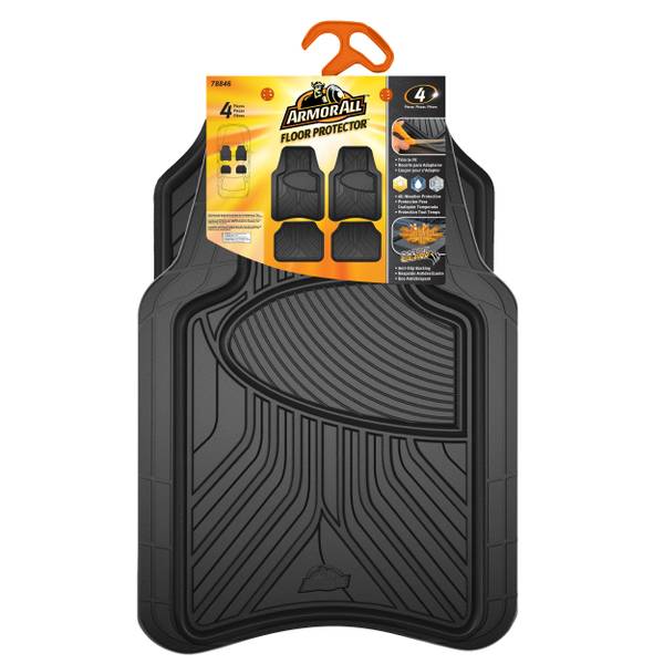 Photo of 4-Piece Black All-Season Trim-to-Fit Floor Mats