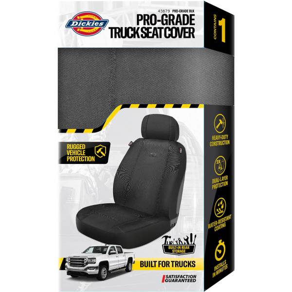 Photo of 1-Piece Black Pro-Grade Heavy-Duty Truck Seat Cover