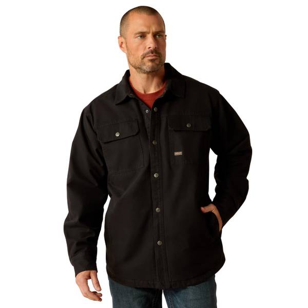 Photo of Men's Rebar Canvas Fleece Lined Shirt Jacket