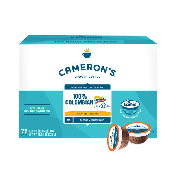 Photo of Cameron's Coffee Medium Roast 100% Colombian Coffee - 72ct