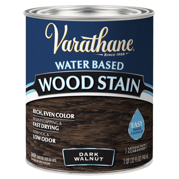 Photo of 1 Qt Water-Based Dark Walnut Wood Stain