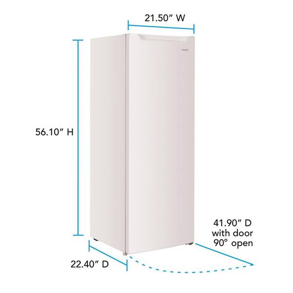 Avanti 7.0 Cu Ft Vertical Freezer - AV701VFB0W | Blain's Farm & Fleet