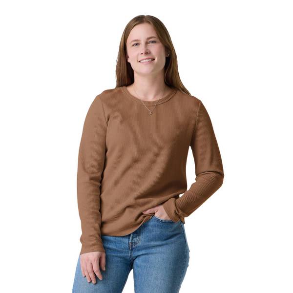 Photo of Women's Long Sleeve Scoop Neck Thermal Top